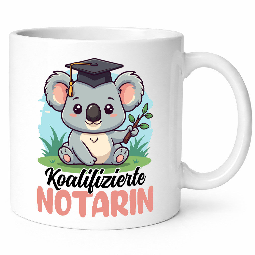 Koalifizierte Notarin | Juristin Geschenkidee Humor Tasse