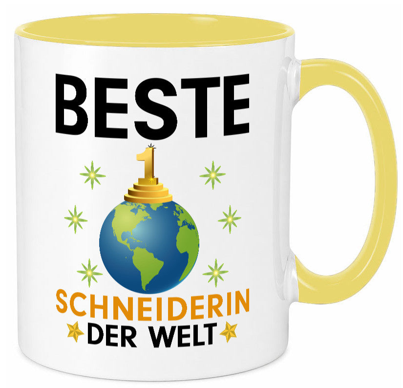Welt Beste Schneiderin | Beruf Schneiderei lustiger Spruch Geschenk Arbeit Tasse