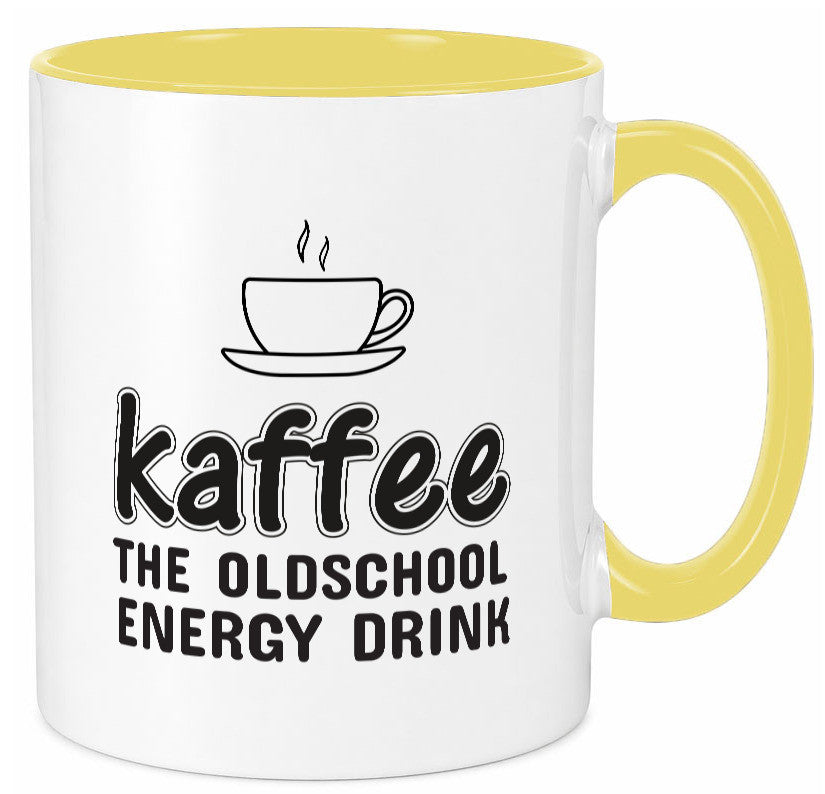 Oldschool Kaffee | Kaffeetrinker Tasse Statement lustiger Spruch Geschenk Humor