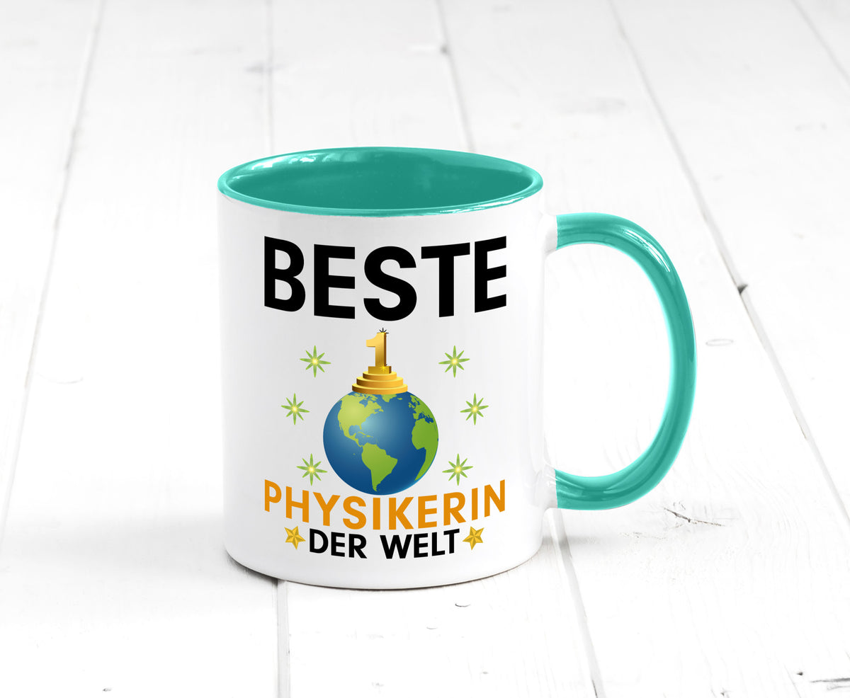 Welt Beste Physikerin | Physik lustiger Spruch Geschenk Humor Geschenkidee Tasse