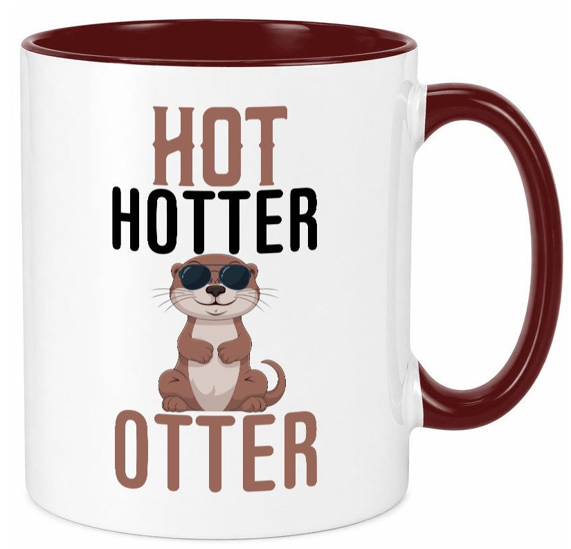 Lustiger Otter | Hot Wortwitz Sonnenbrille Tiercomic v2 Geschenkidee Tasse