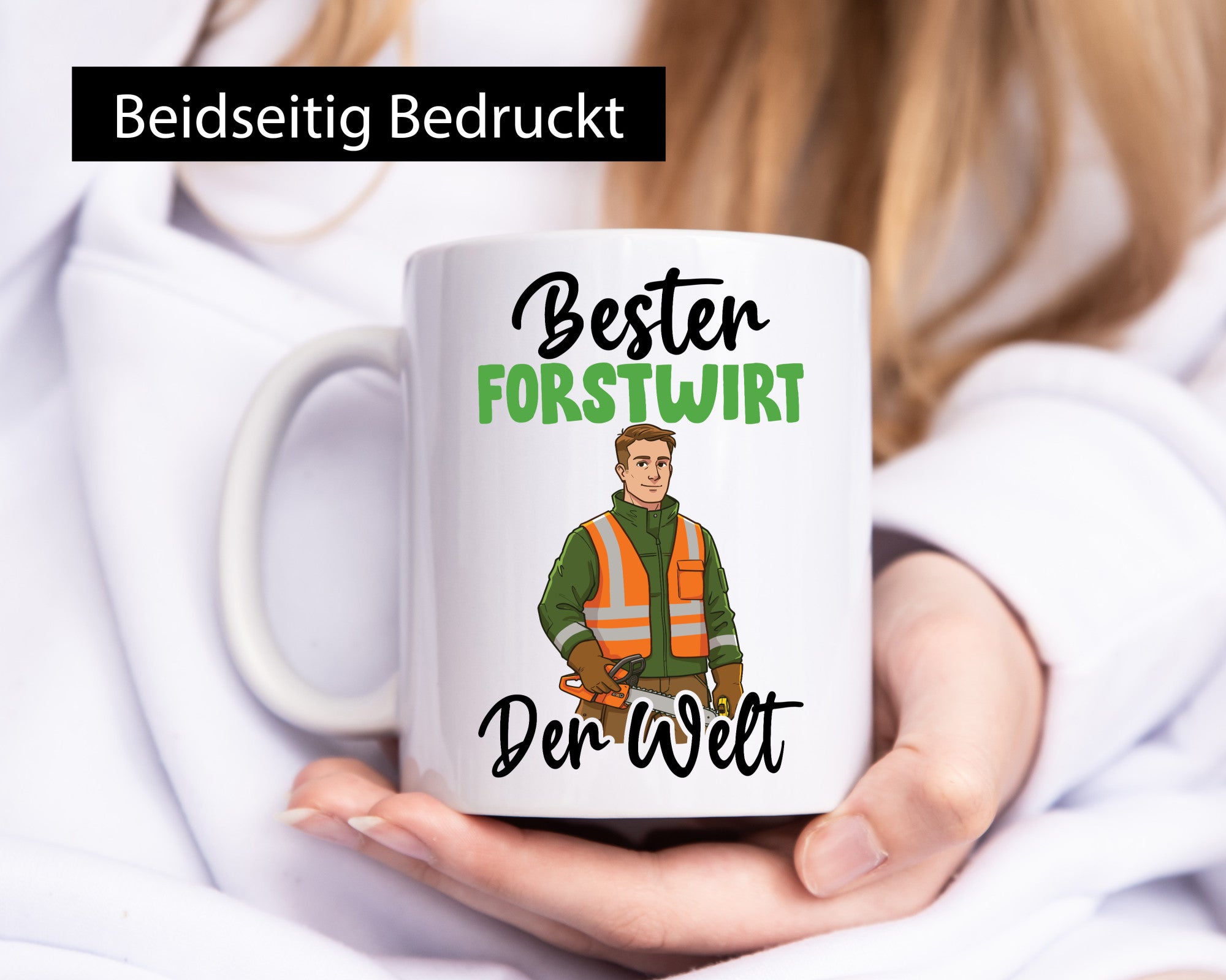 Bester Forstwirt | Waldarbeiter v2 Geschenk Arbeit Kollegen Büro lustiger