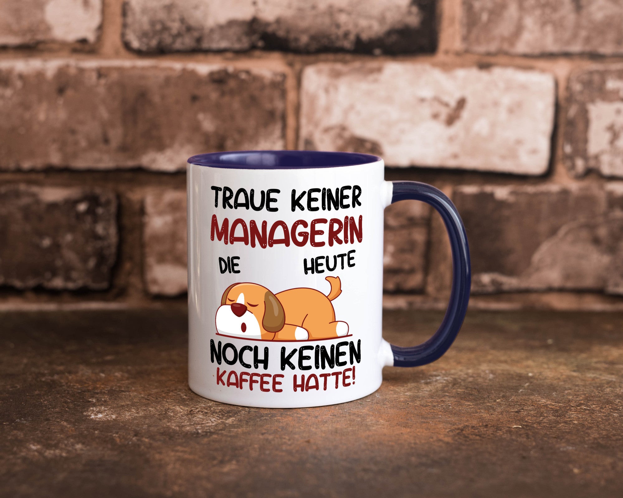 Traue keiner Managerin | Management lustiger Spruch Geschenk Humor Geschenkidee