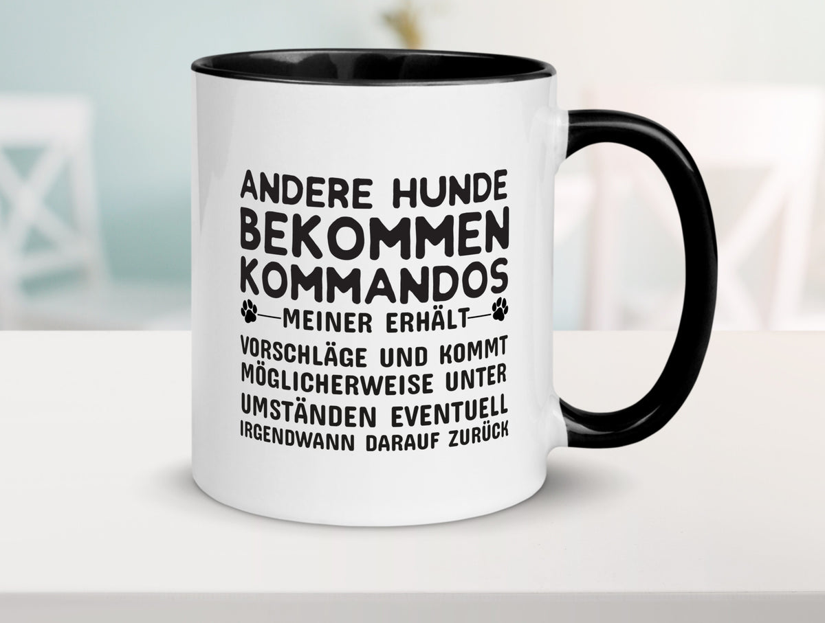 Hunde Training | Hundebesitzer Tasse Hundekommando lustig Tierliebhaber Humor