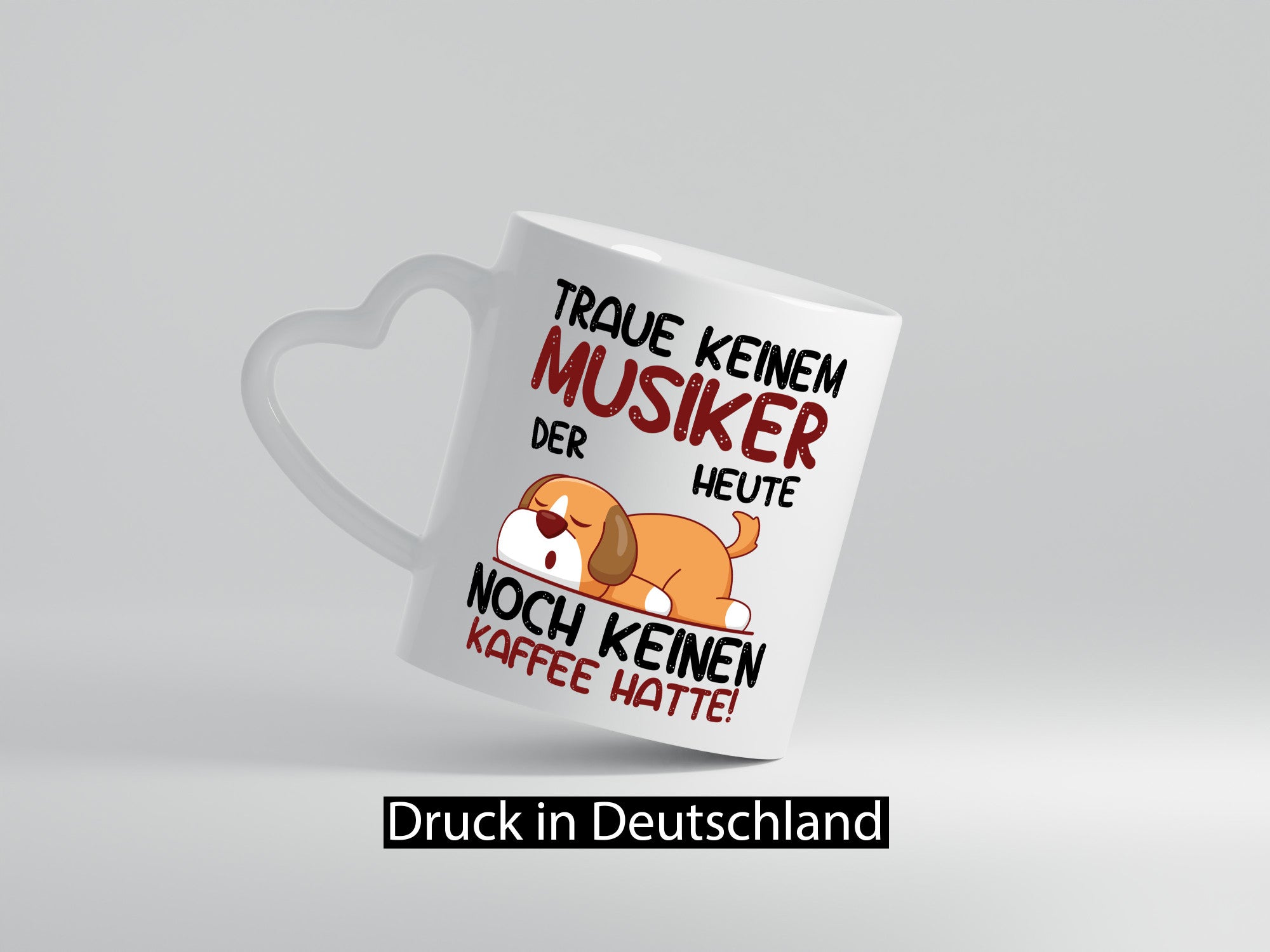 Traue keinem Musiker | Musik Musikant Humor Geschenkidee Tasse