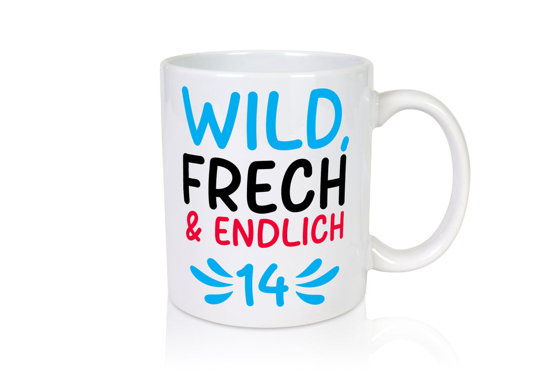 14. Geburtstag | 14 Jahre Wild & Frech Geschenk Geschenkidee lustiger Spruch