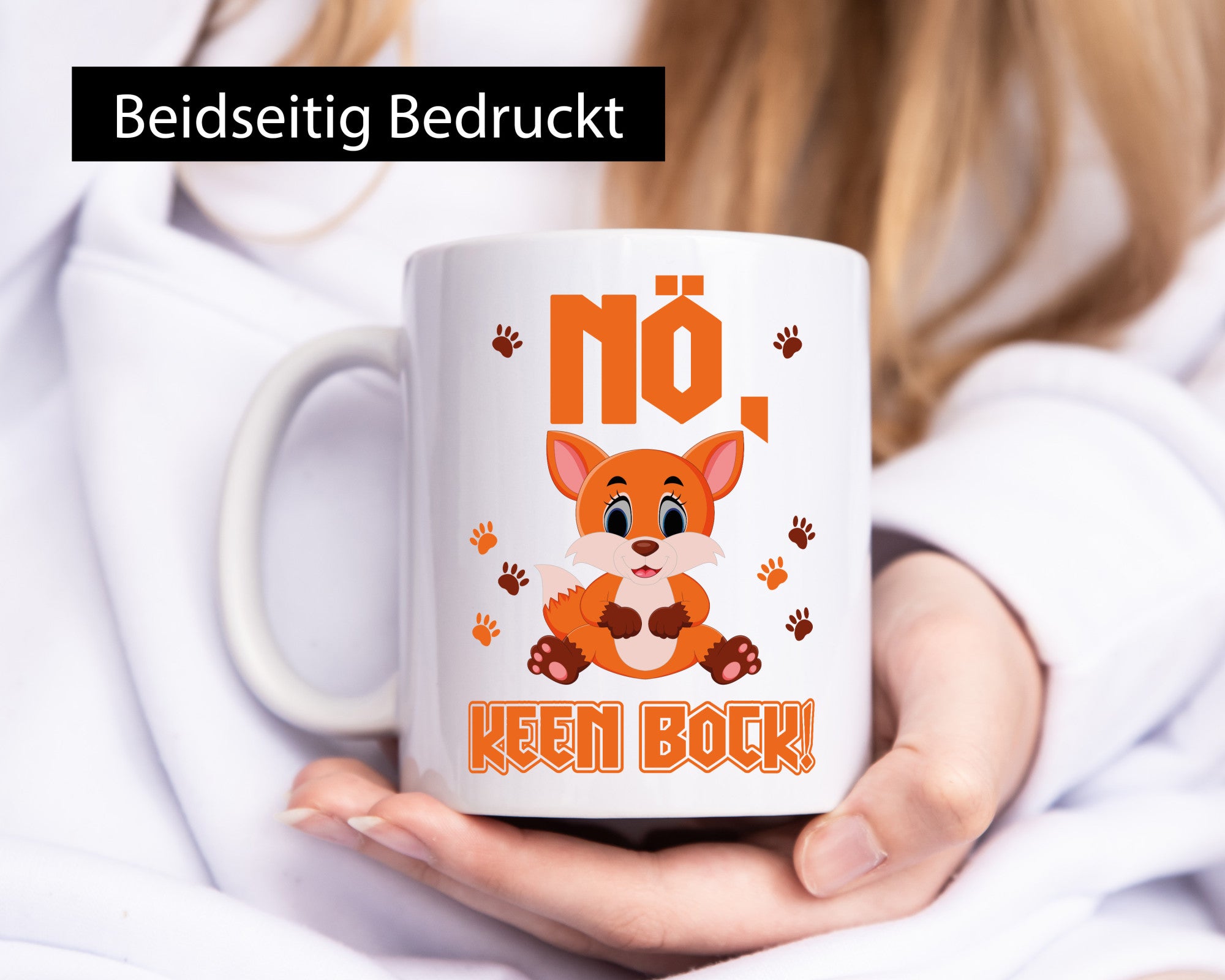 Nö, keen Bock Humor Geschenkidee Tasse