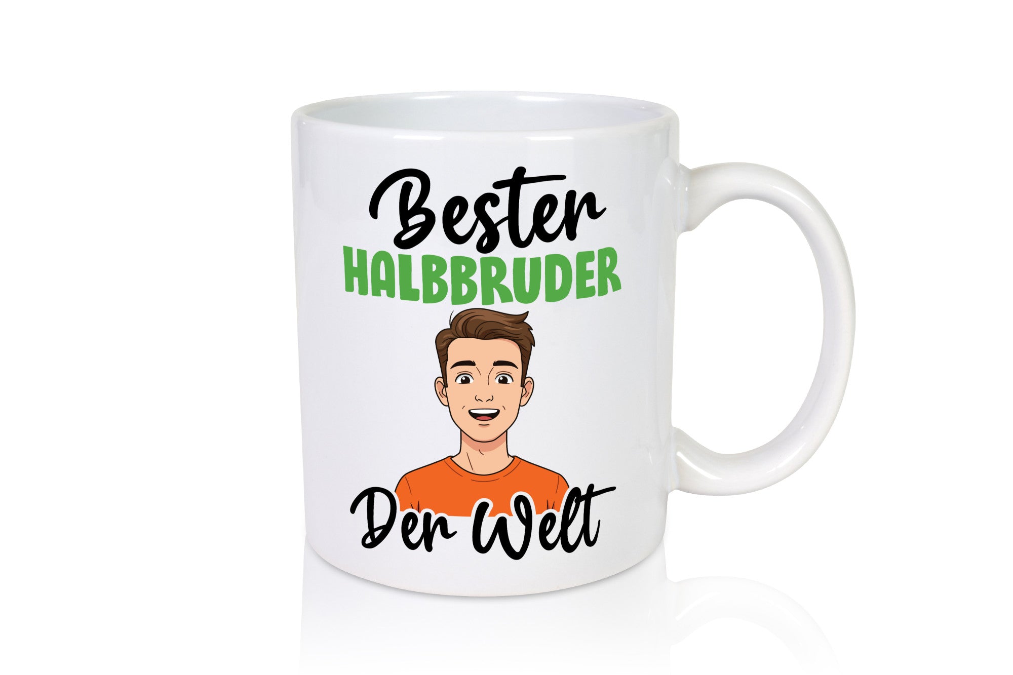 Bester Halb Bruder | Stiefvater Humor Familie Geschenkidee Tasse