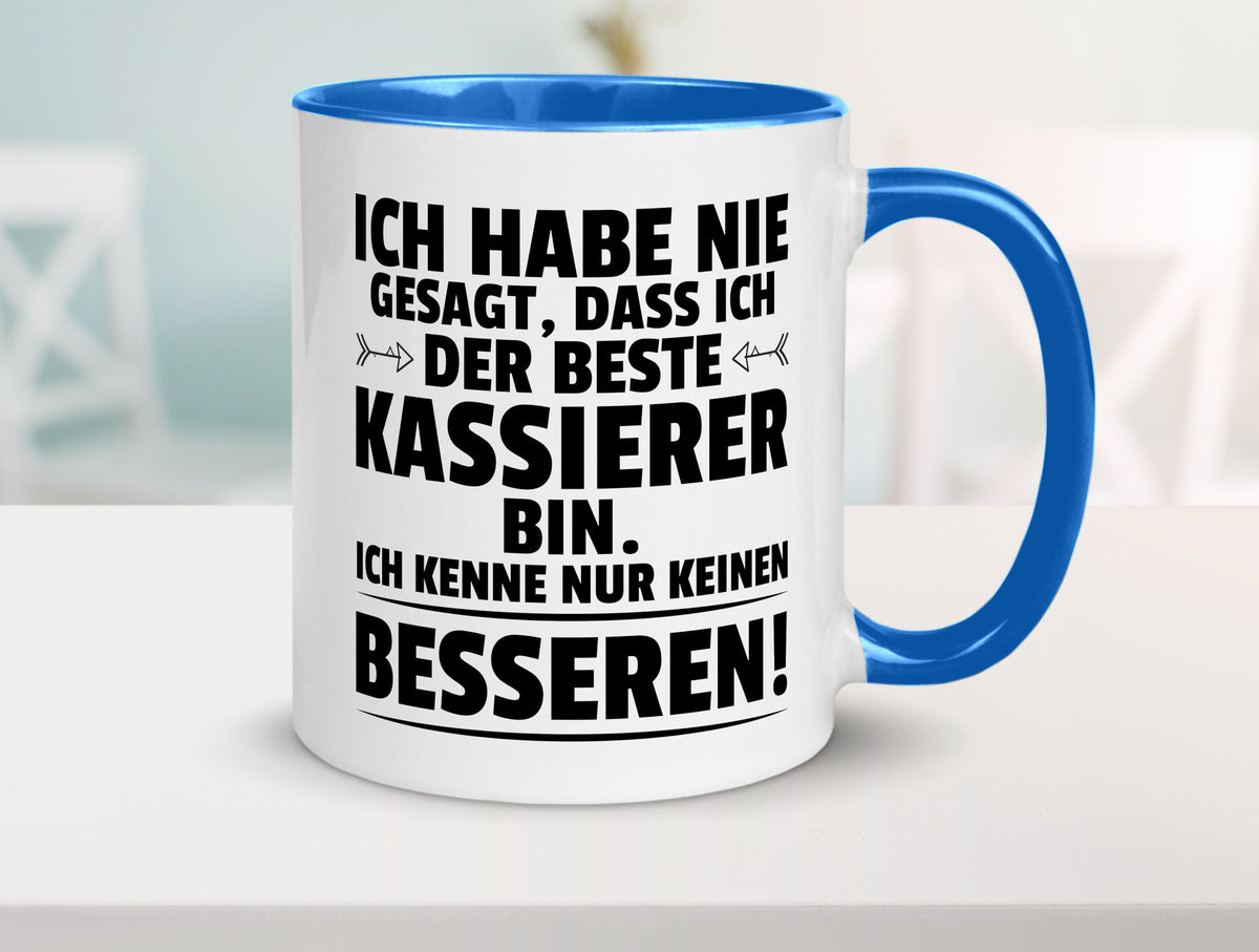 Der Beste Kassierer Geschenk Humor Geschenkidee lustiger Spruch Tasse