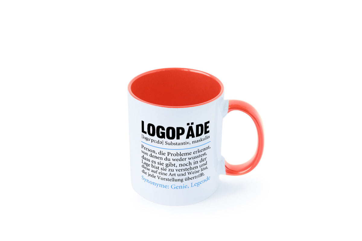 Logopäde | Spruch lustig Sprachtherapie Beruf lustiger Geschenk Arbeit Kollegen Tasse