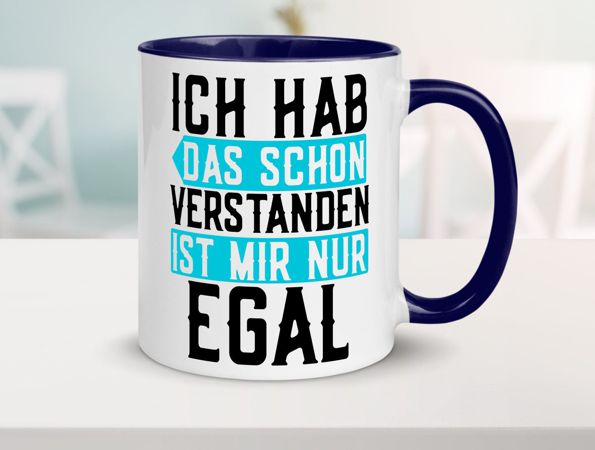 Ist mir egal | Protest Teenager Humor Spruch Büro lustig Arbeit Kollegen Tasse