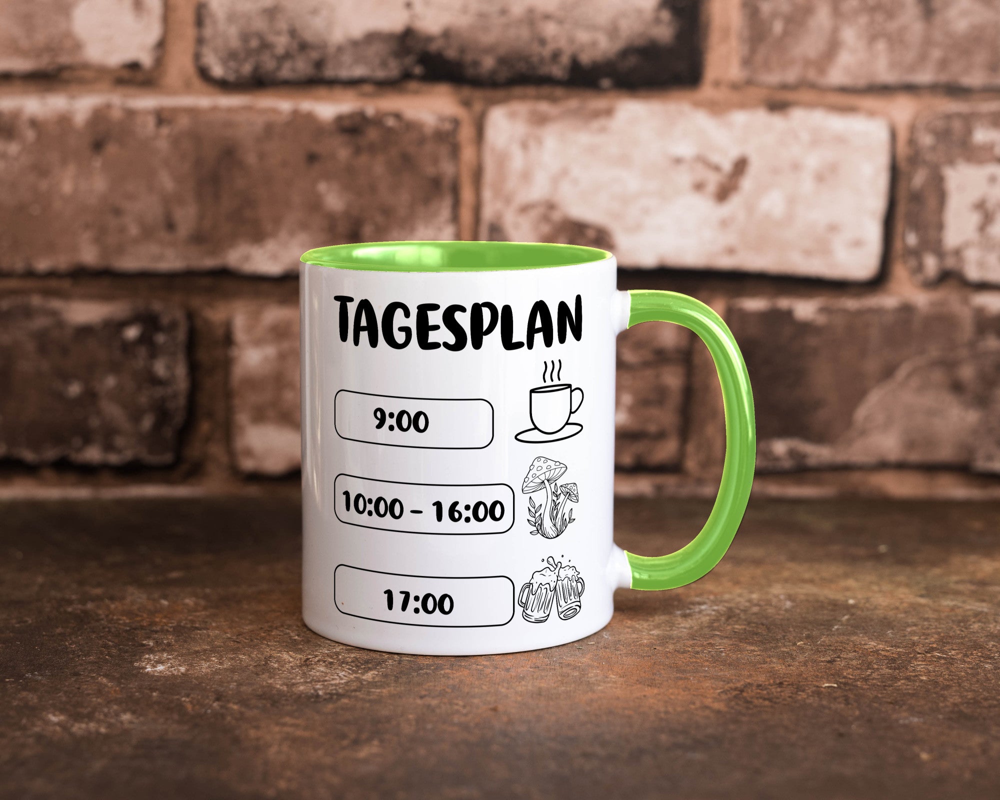 Tagesplan Pilzsammler | Pilze Wald v2 Geschenk Humor Geschenkidee lustiger
