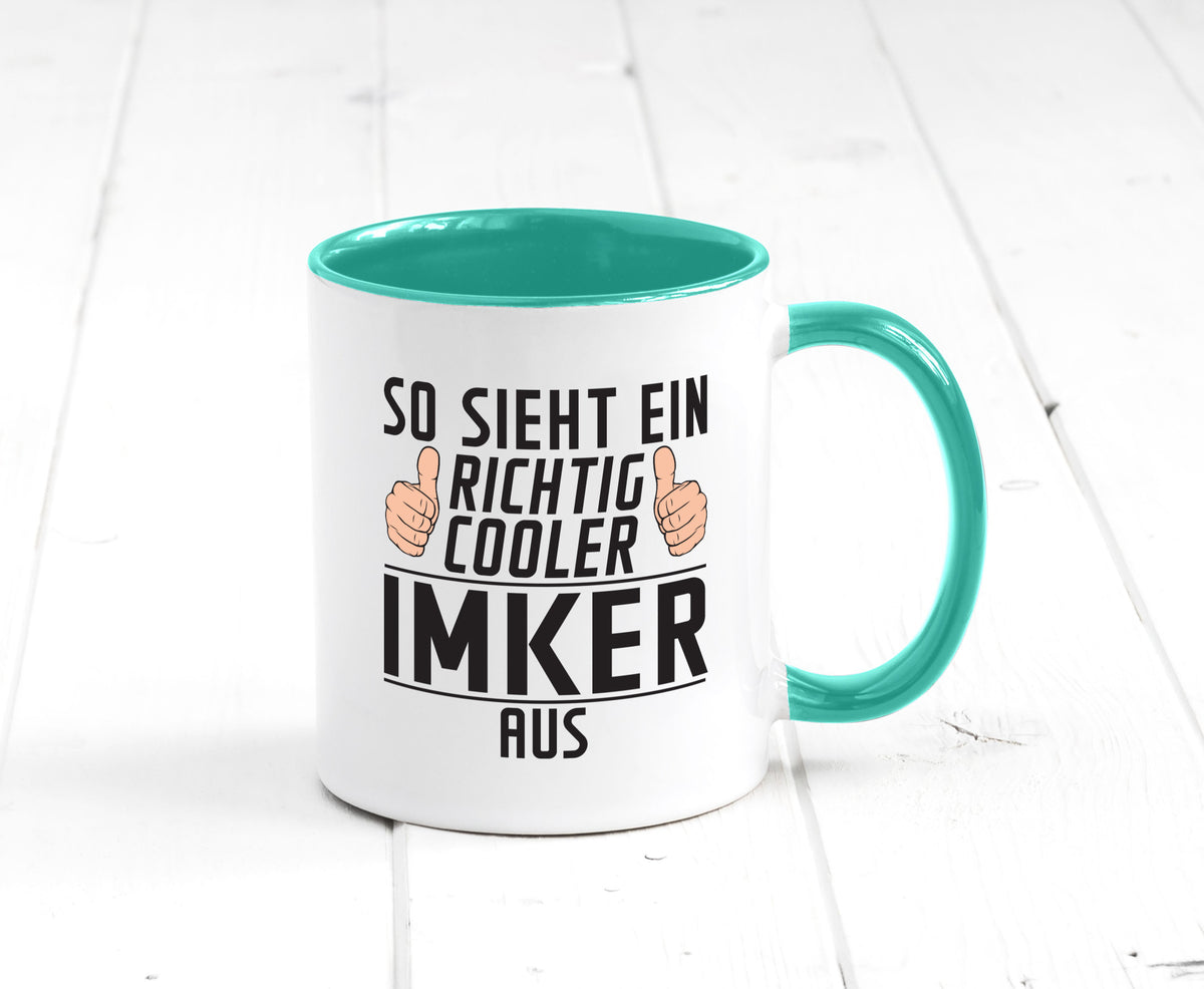 Richtig Cooler Imker | Imkerei Geschenkidee Humor Tasse