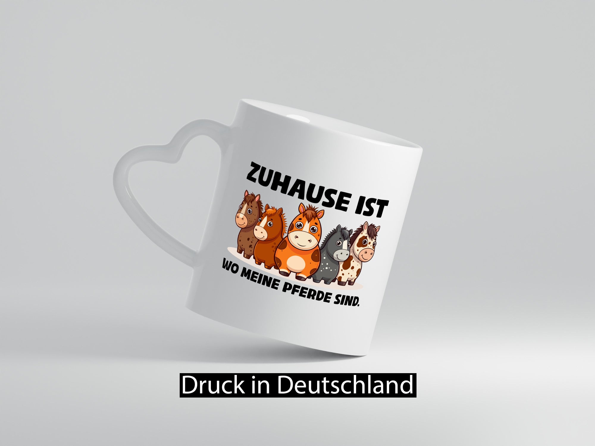 Zuhause ist wo meine Pferde sind | Pferdeliebhaber lustiger Spruch Geschenk