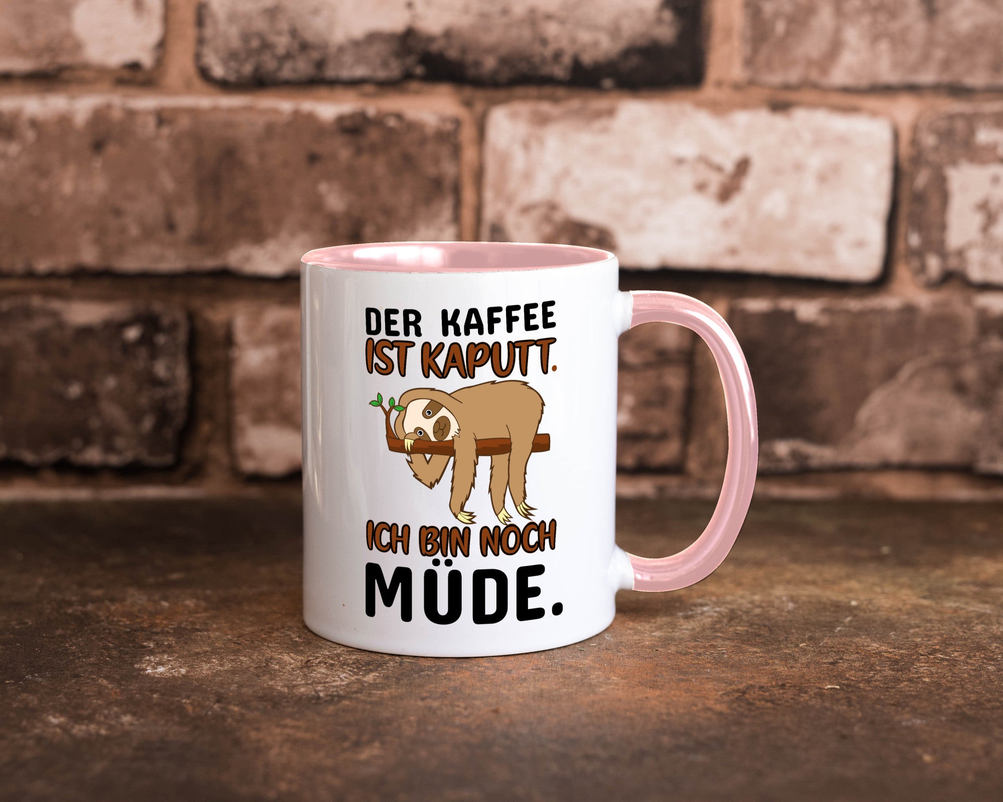 Der Kaffee ist kaputt v2 Geschenk Humor Geschenkidee lustiger Spruch Tasse