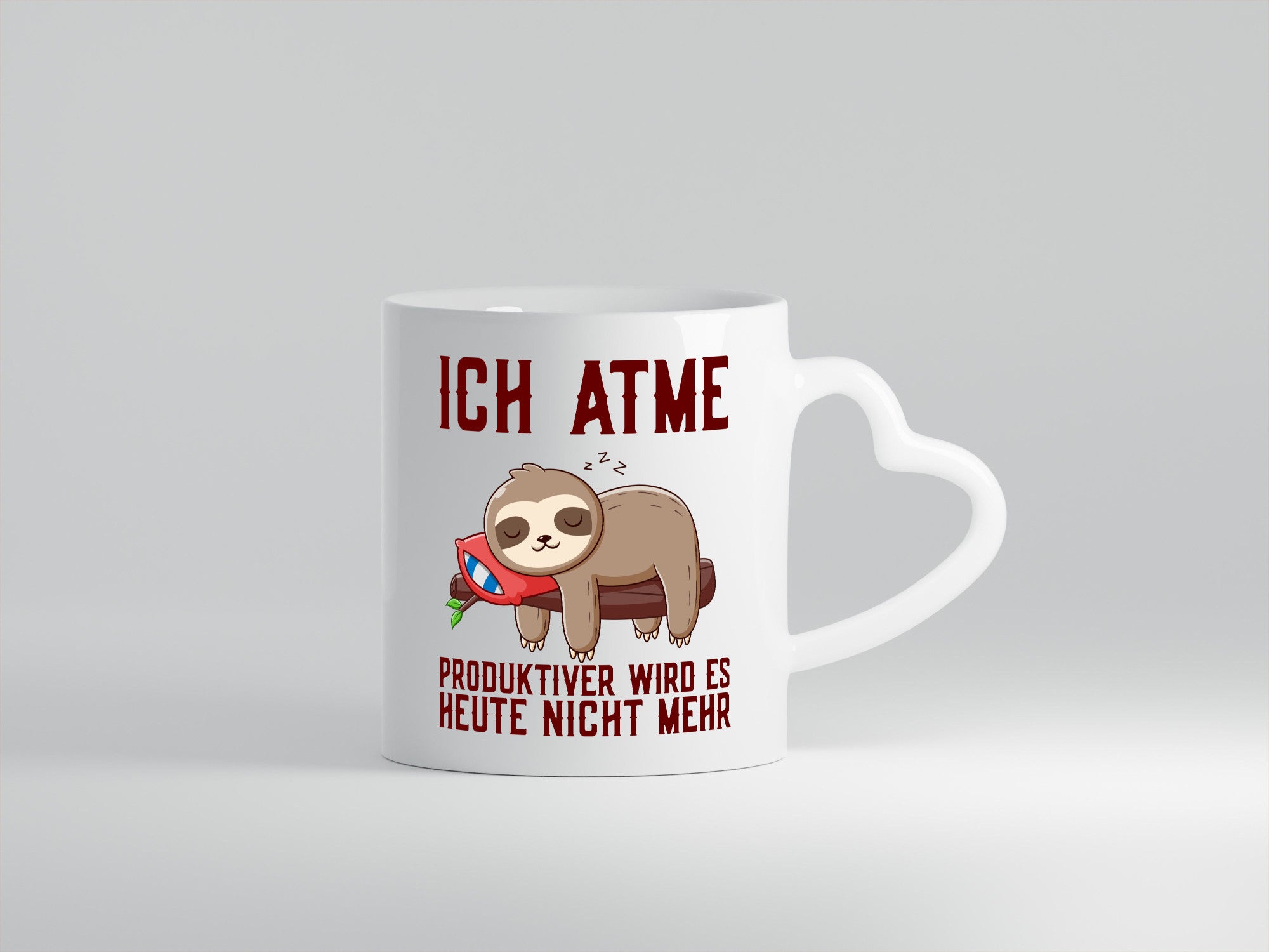 Ich atme | Faultier Faulpelz unproduktiv Schlafen Humor Tierliebhaber