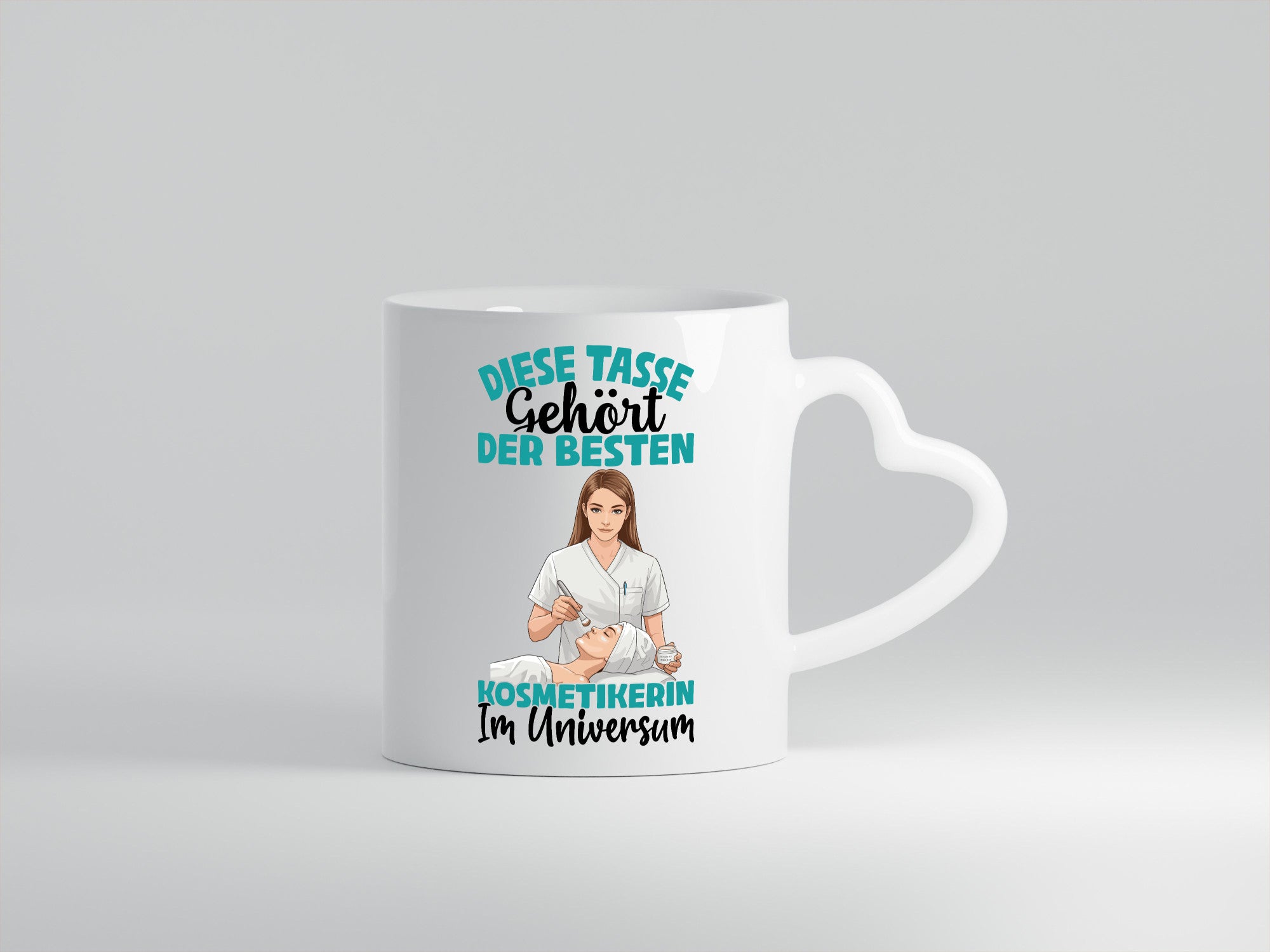 Im Universum: Kosmetikerin | Kosmetik Stylistin Humor Geschenkidee Tasse