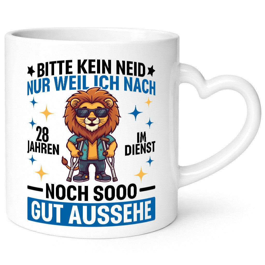 28 Jahre im Dienst | Arbeitsjubiläum Arbeit lustiger Spruch Geschenk Kollegen