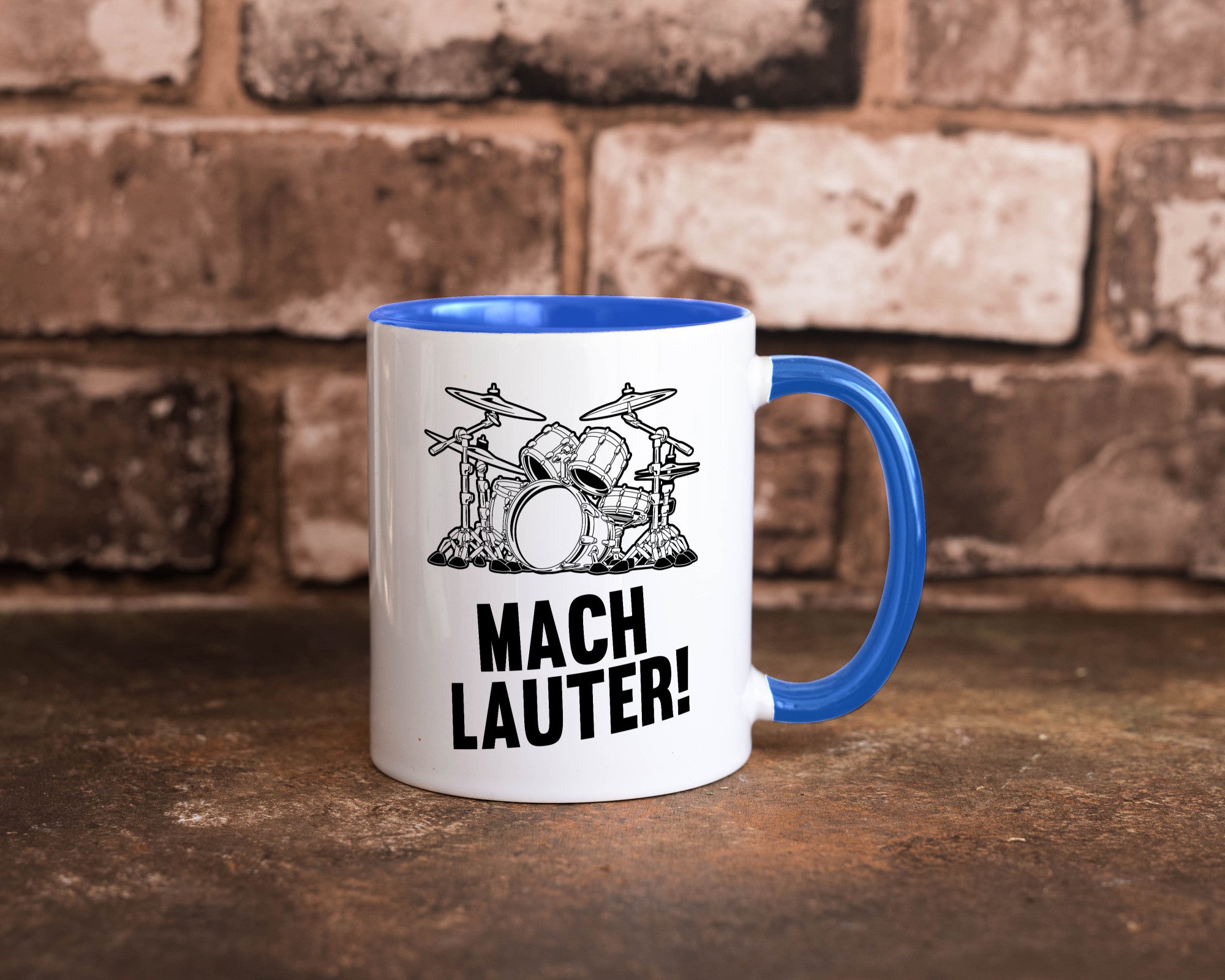Mach lauter | Schlagzeug Band Musiker Geschenkidee Humor Tasse