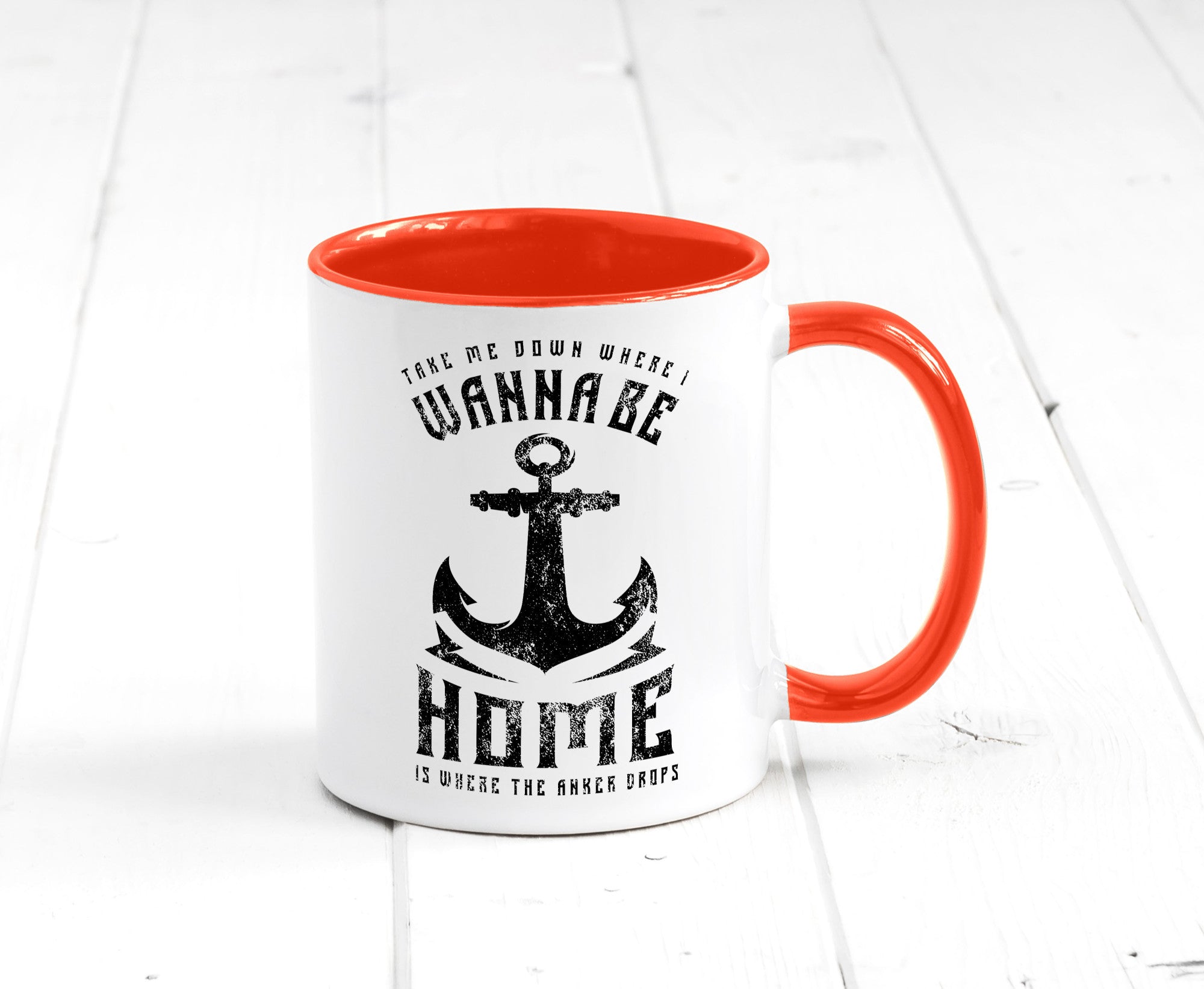 Bring mich da hin, wo ich sein will - Anker werfen lustiger Spruch Geschenk