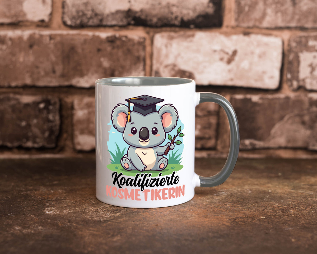 Koalifizierte Kosmetikerin | Kosmetik Stylistin Geschenkidee Humor Tasse