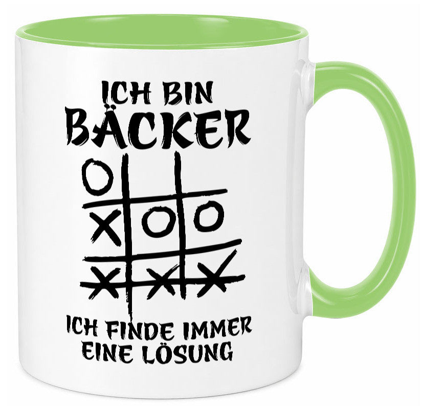 Ich bin Bäcker finde immer eine Lösung | Meister lustig Humor Geschenkidee
