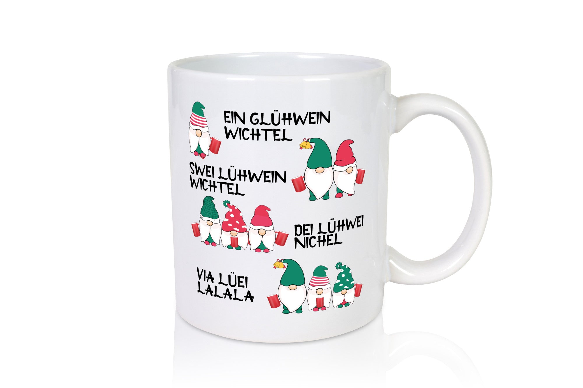 Glühwein Wichtel | Wichtelmännchen Alkohol Geschenkidee Humor Tasse