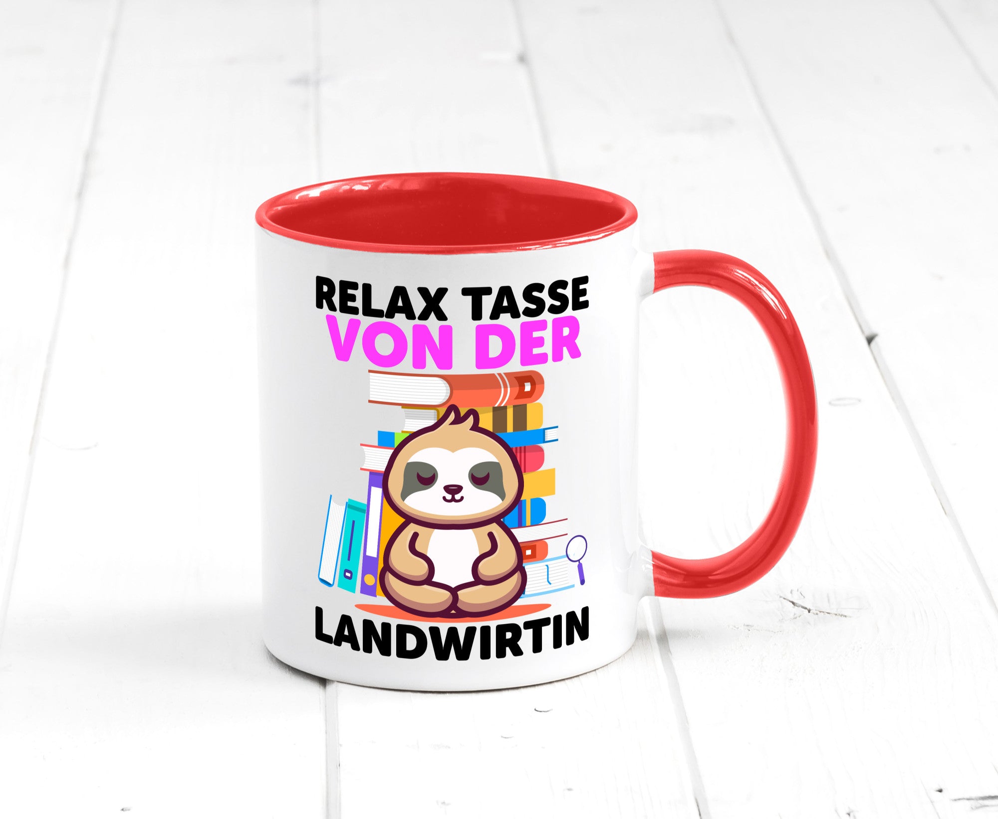Relax Tasse: Landwirtin| Bäuerin | Landwirtschaft Geschenk Humor Geschenkidee