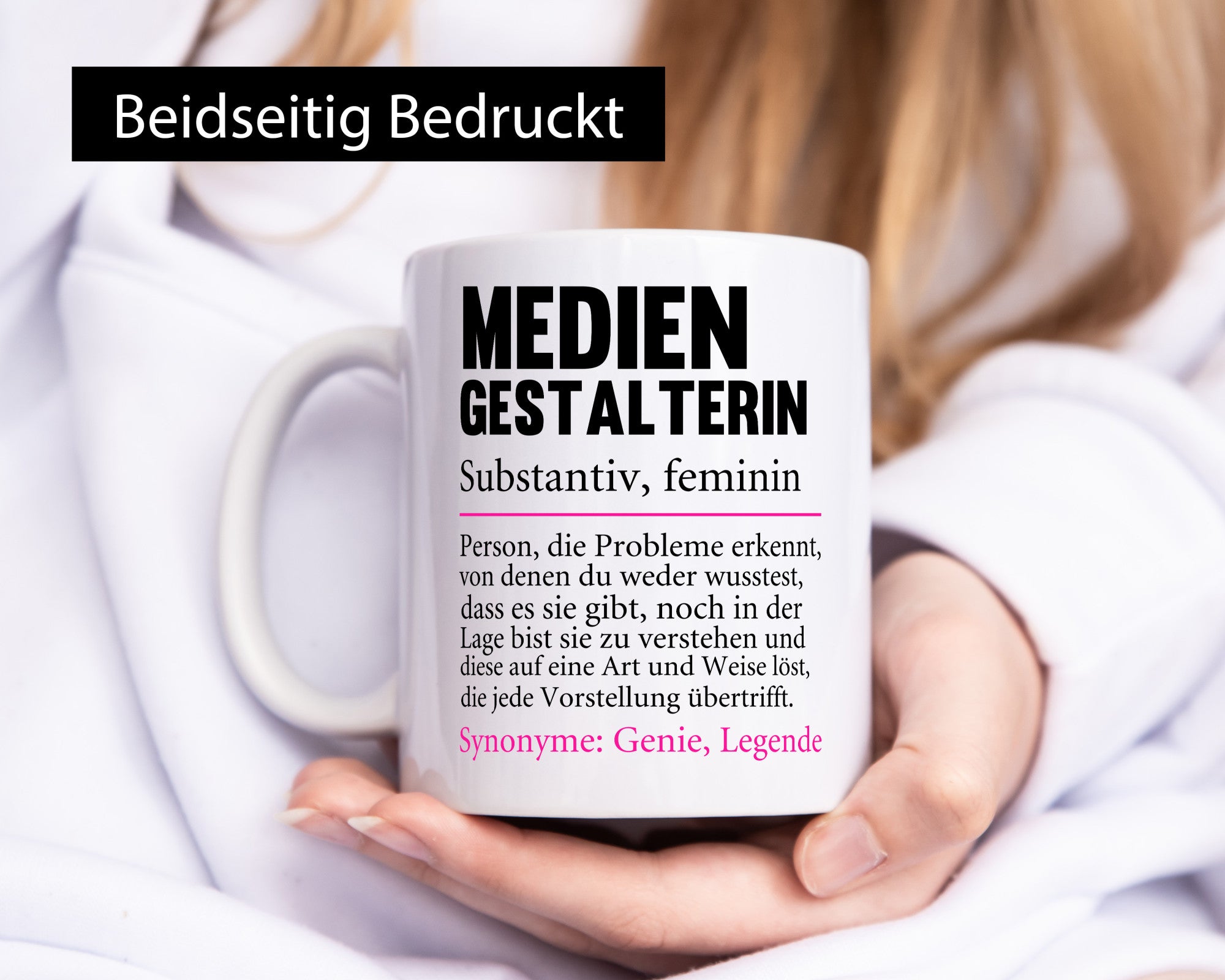 Mediengestalterin | Spruch Beruf Medien Humor Geschenkidee Arbeit Kollegen Büro