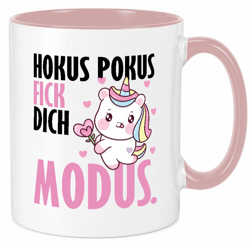 Hokus Pokus lustiger Spruch Geschenk Humor Geschenkidee Tasse