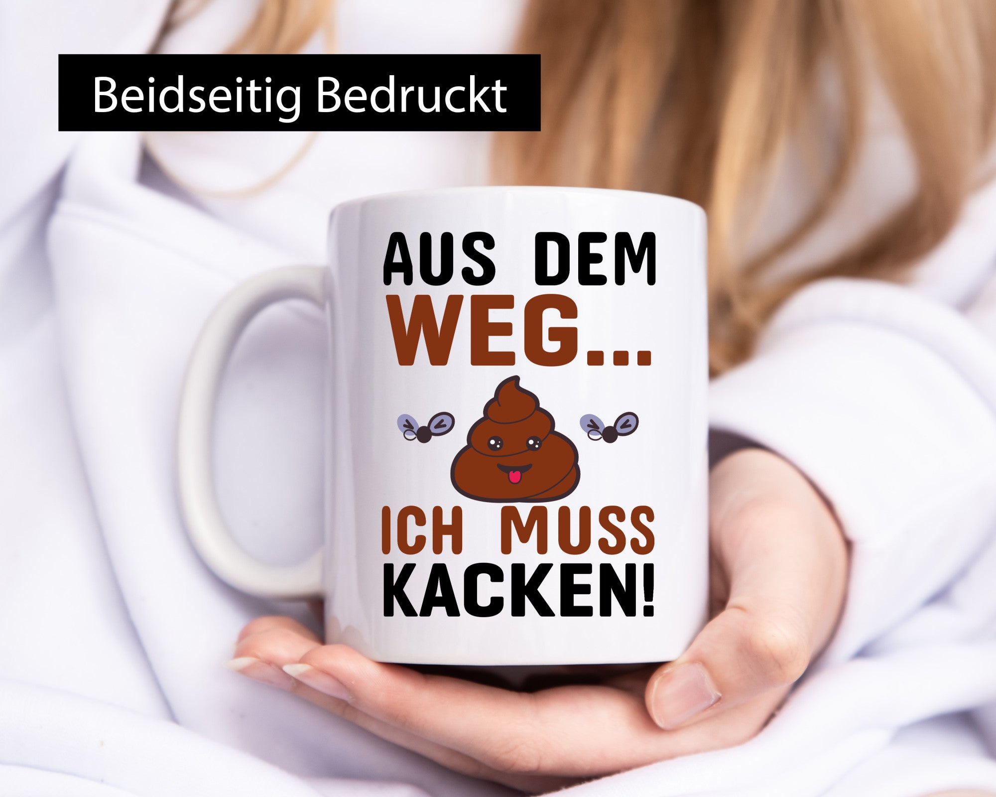 Aus dem weg! lustiger Spruch Geschenk Humor Geschenkidee Tasse
