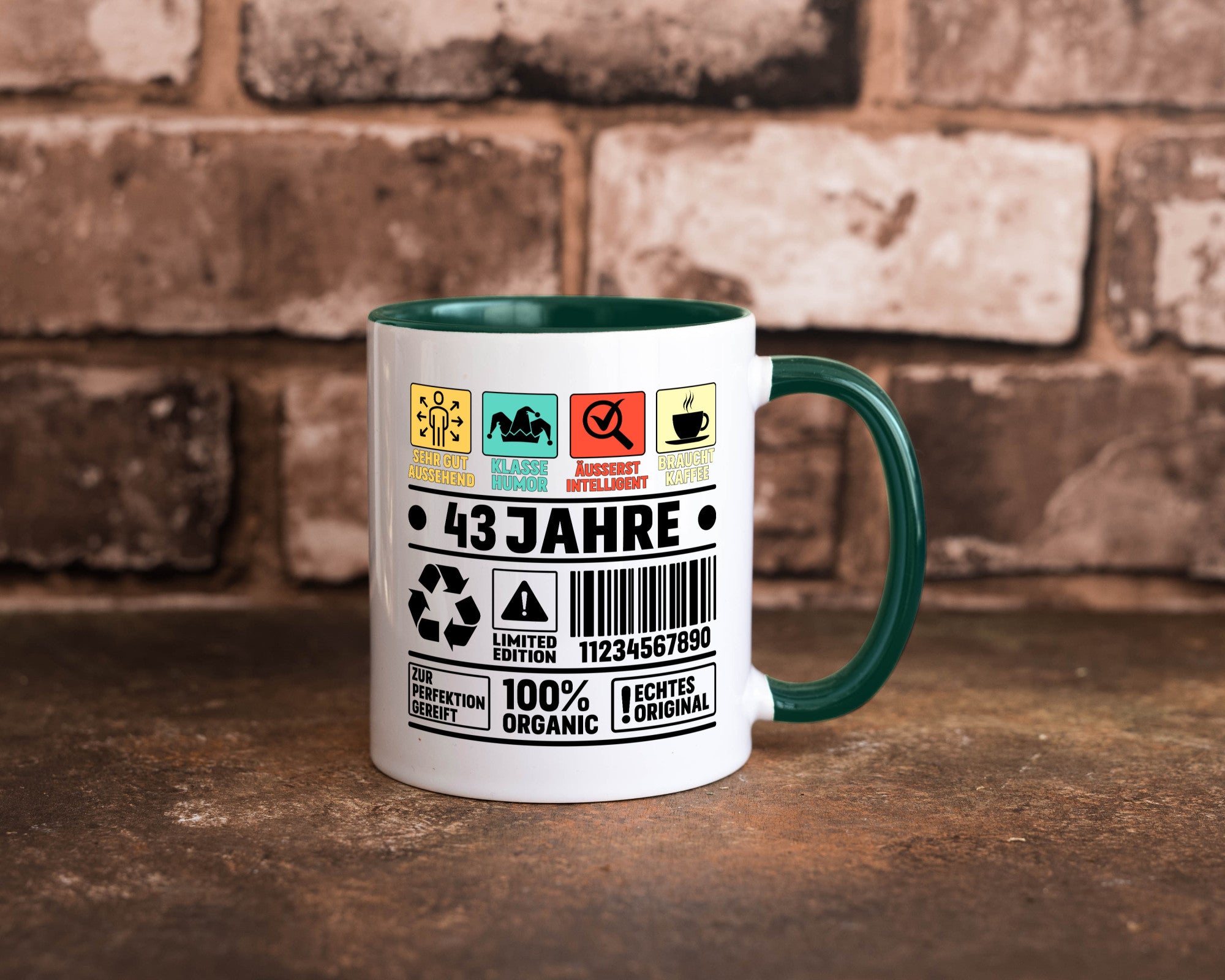 43. Geburtstag | 43 Jahre Humor Limited Edition lustiger Spruch Geschenk