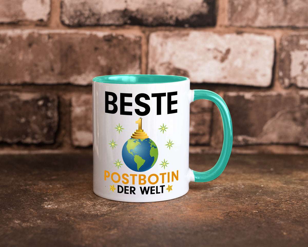 Welt Beste Postbotin | Beruf Post Briefträger Humor Arbeit Kollegen Büro Tasse