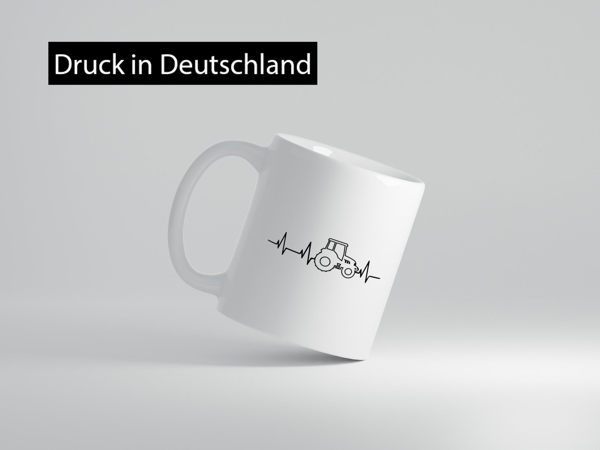 Trekker Herzschlag | Traktor Bauernhof Bauer Humor Geschenkidee Tasse