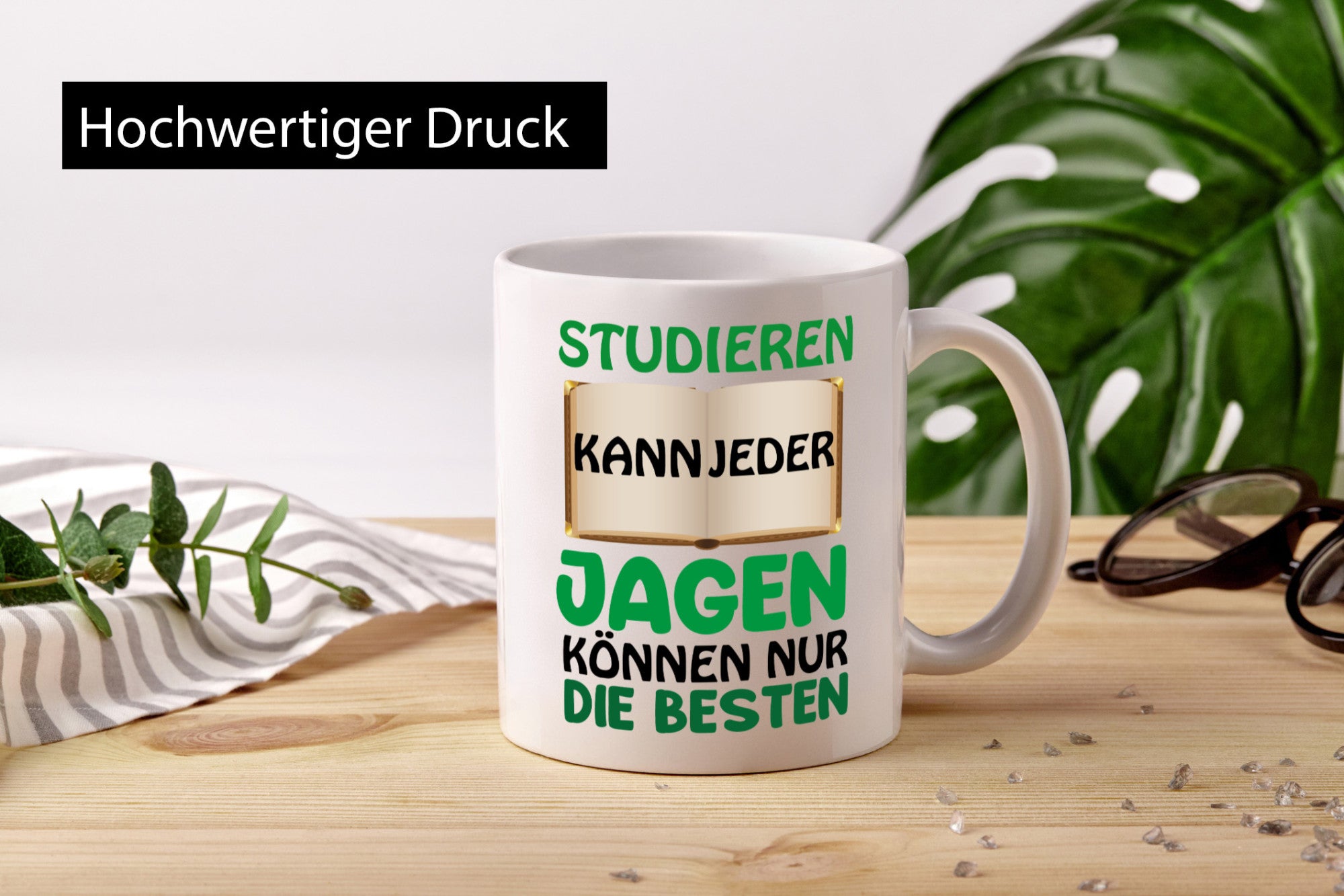 Nur die besten Jäger Humor Geschenkidee Tasse