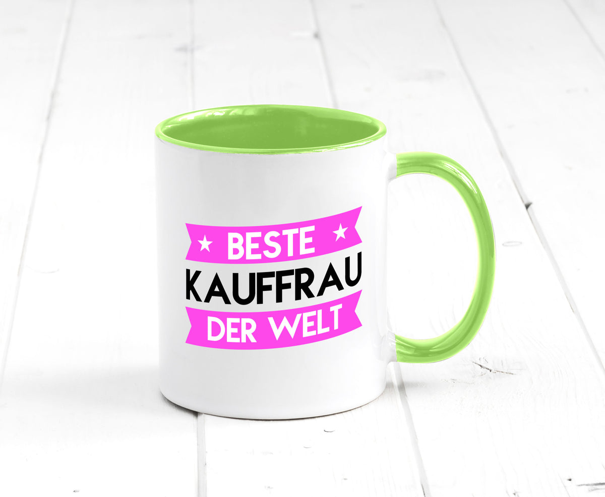 Beste Kauffrau | Kauffrauen Geschenkidee Humor Tasse