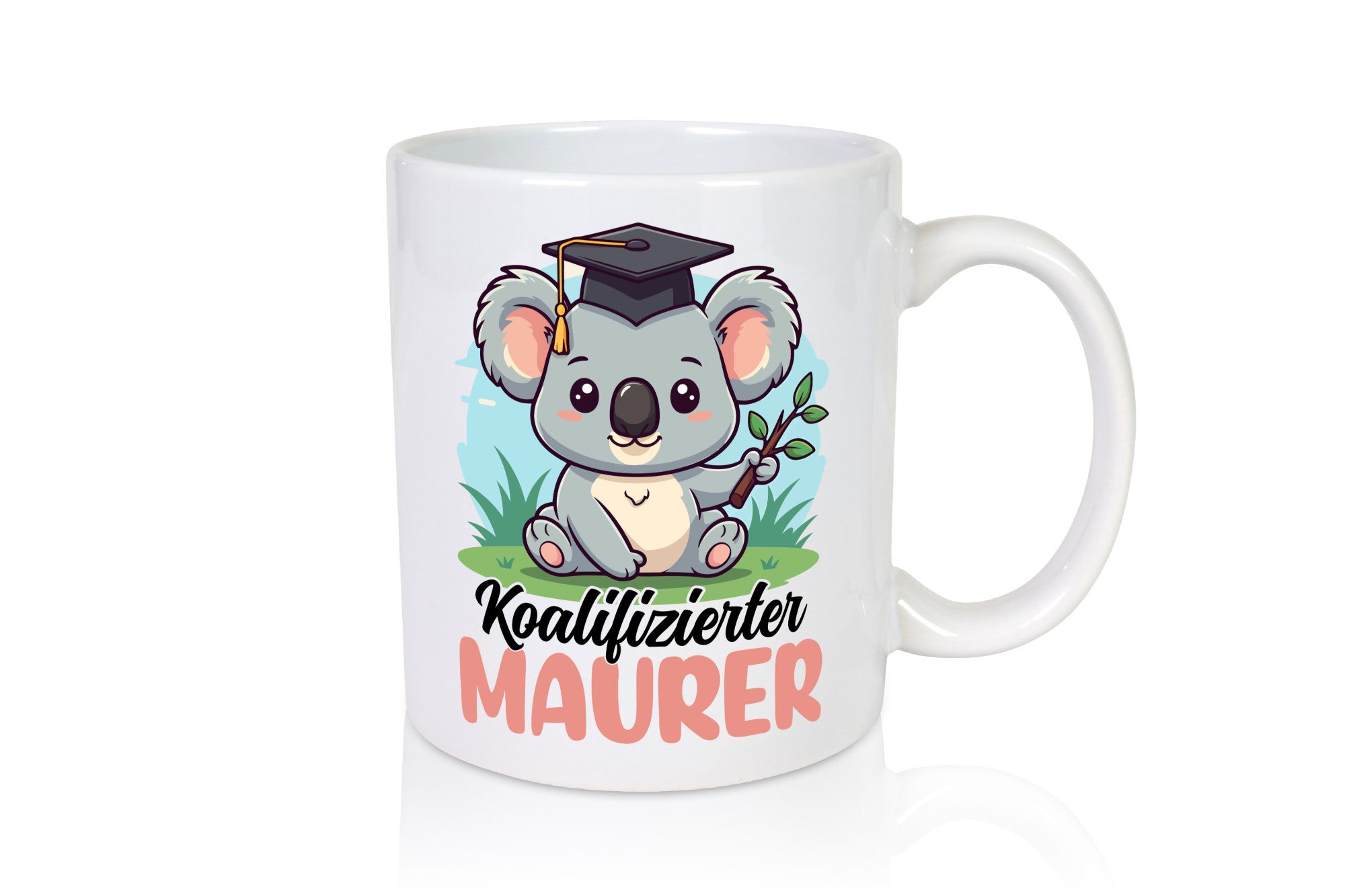 Koalifizierter Maurer | Bau Handwerker Geschenkidee Humor Tasse