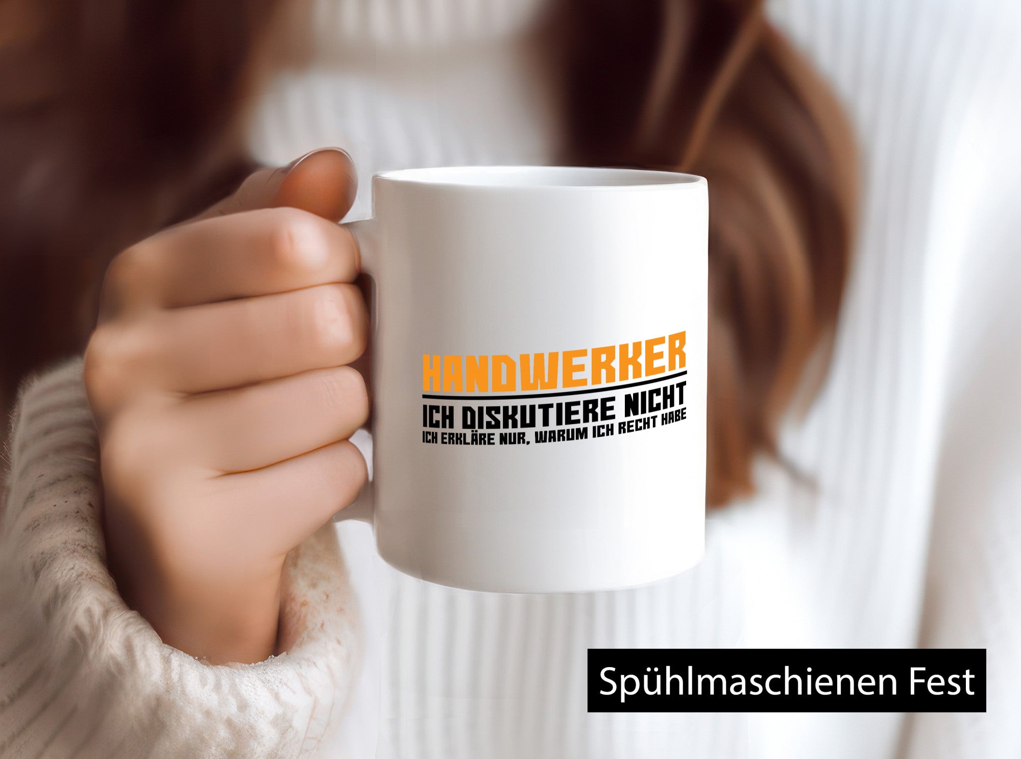 Handwerker | Ich diskutiere nicht, ich sage nur, warum ich Recht habe – Lustiger Spruch Handwerker Geschenk