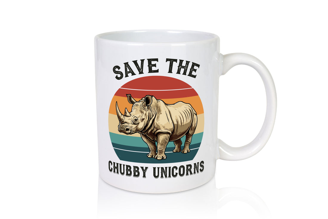 Save the Chubby Unicorns | Vintage Nashorn lustiger Spruch Geschenk Humor