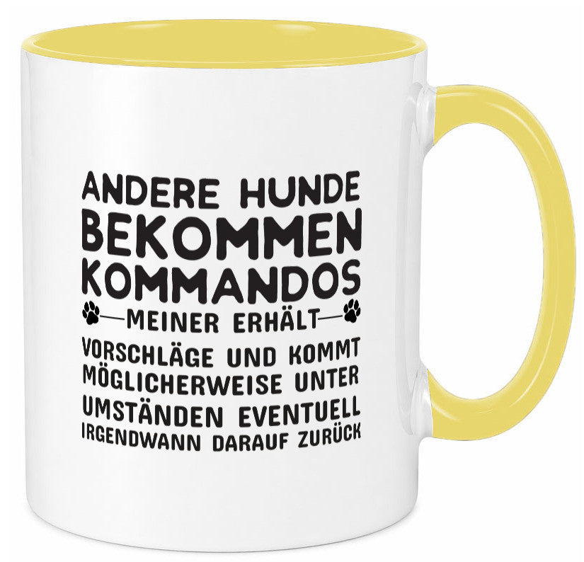 Hunde Training | Hundebesitzer Tasse Hundekommando lustig Tierliebhaber Humor