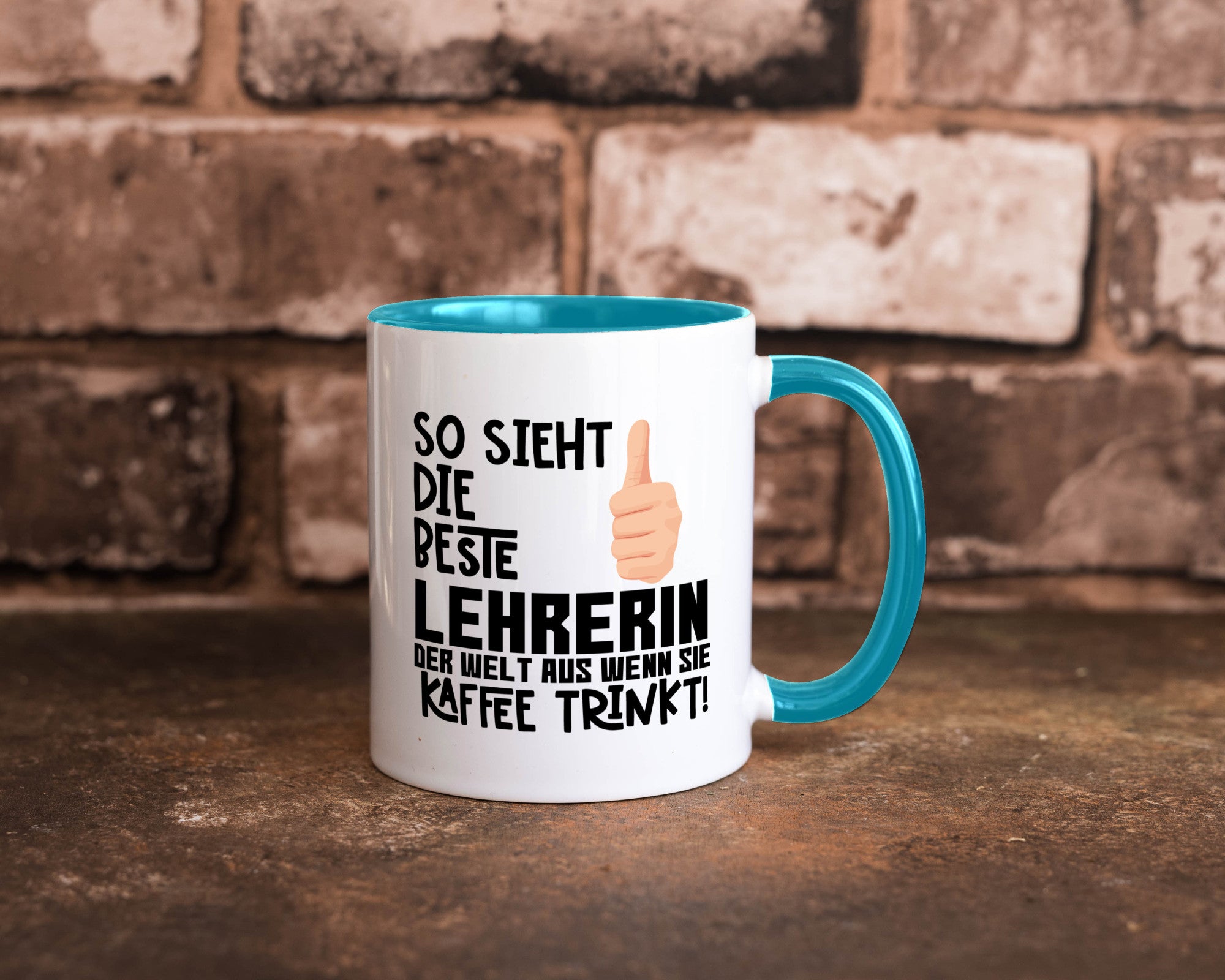 Beste Lehrerin | Lehrer Tasse Schule Dankeschön lustiger Spruch Geschenk Humor