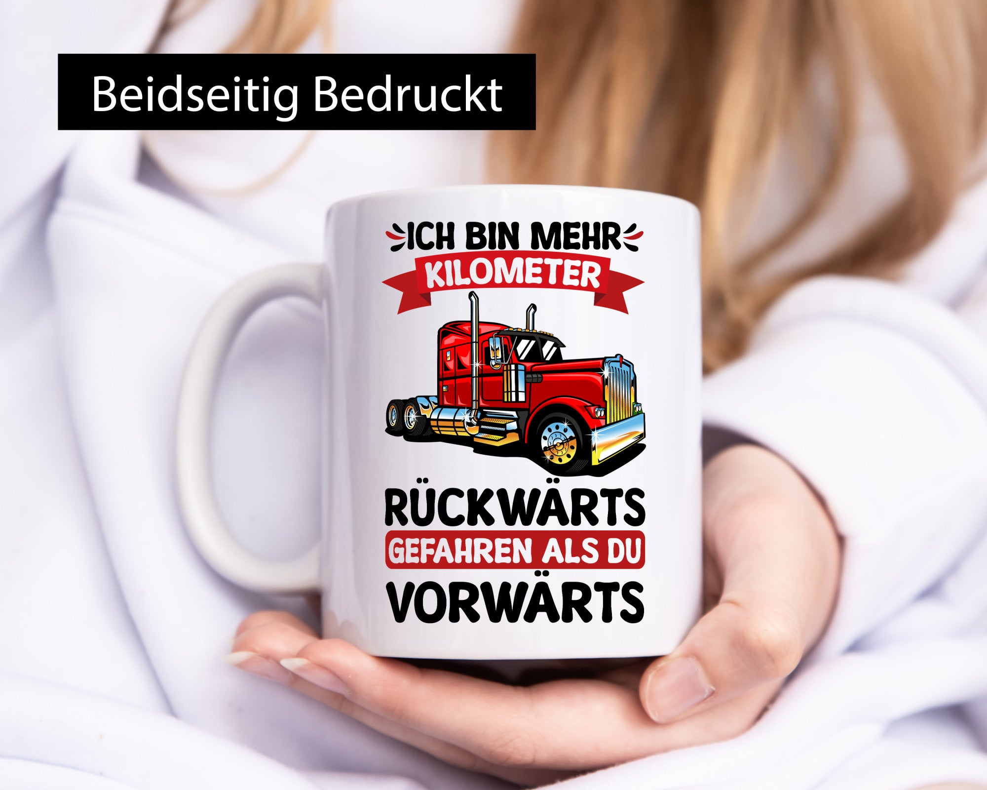 Ich bin mehr Kilometer gefahren | LKW Trucker Geschenk Humor Geschenkidee