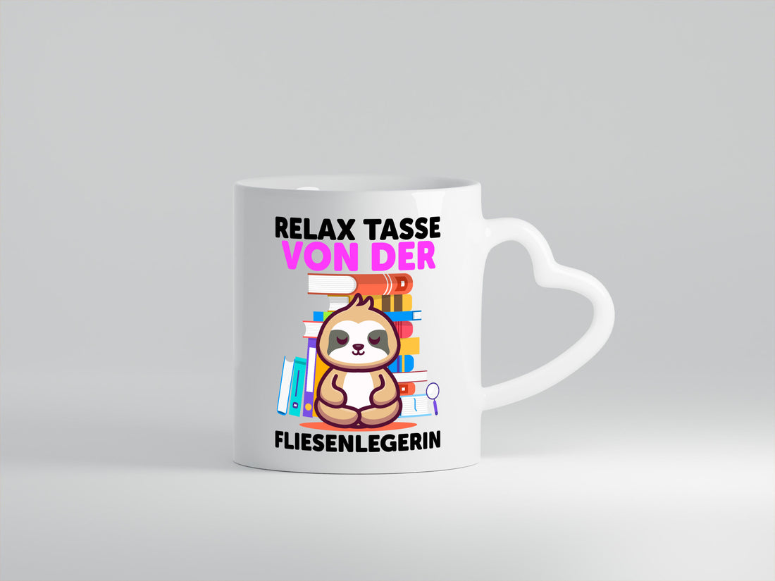 Relax Tasse: Fliesenlegerin | Fliesenlegen Bau lustiger Spruch Geschenk Humor