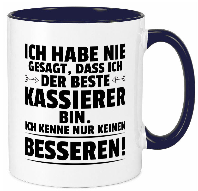 Der Beste Kassierer Geschenk Humor Geschenkidee lustiger Spruch Tasse