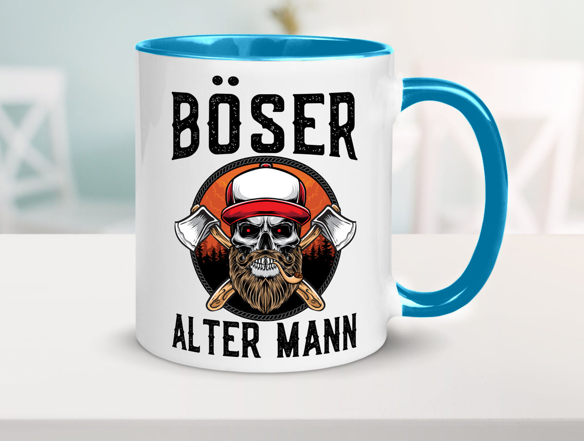 Böser alter Mann Humor Geschenkidee Tasse