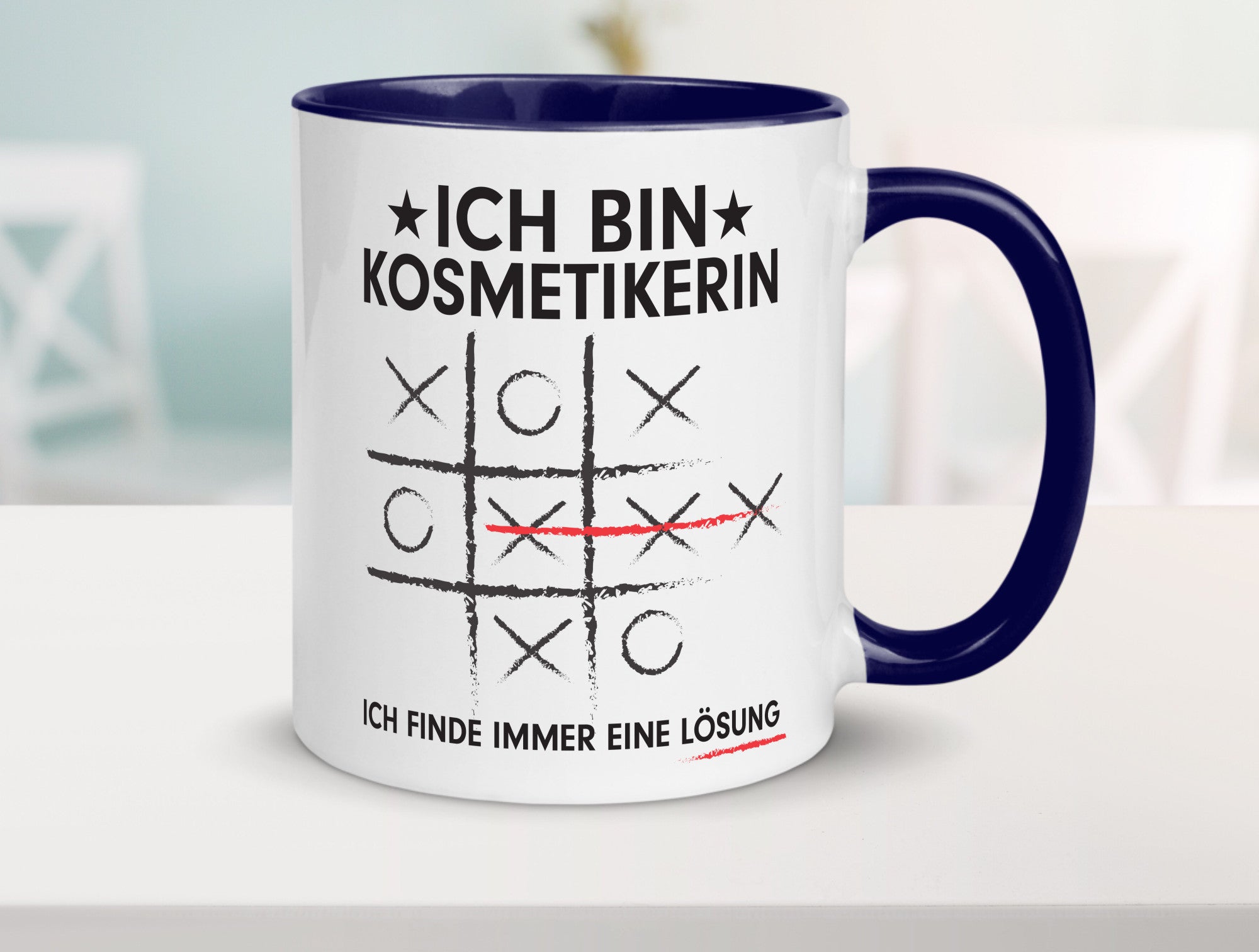 Löse Probleme: Kosmetikerin | Kosmetik Stylistin Geschenk Humor Geschenkidee