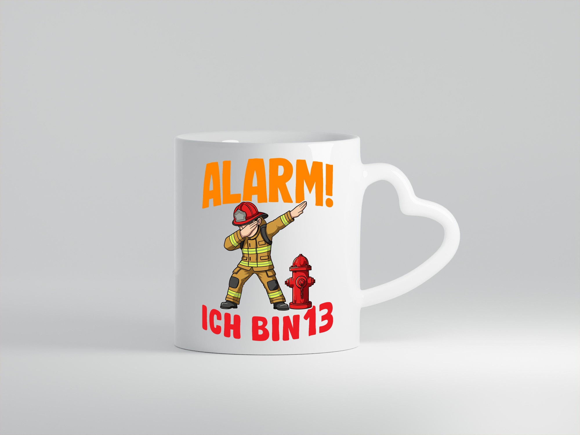 13. Geburtstag | 13 Jahre Feuerwehr Junge Humor Geschenkidee Tasse
