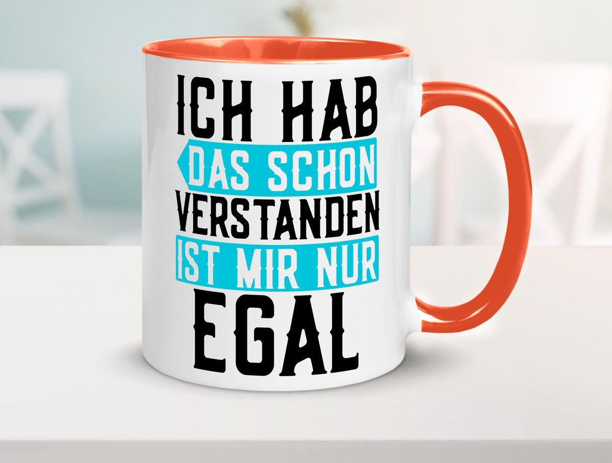 Ist mir egal | Protest Teenager Humor Spruch Büro lustig Arbeit Kollegen Tasse