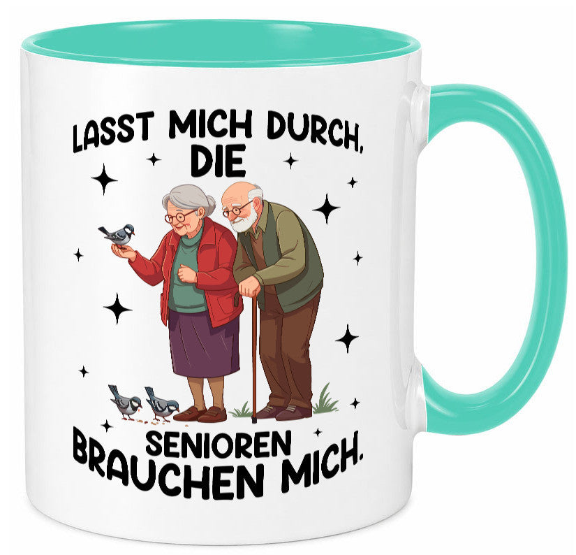 Senioren brauchen mich | Altenpflege Pflegekraft lustiger Spruch Geschenk Humor