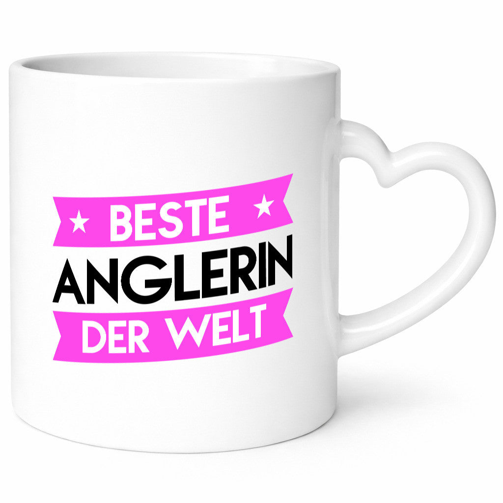 Beste Anglerin | Angeln Fischerin Geschenkidee Humor Tasse